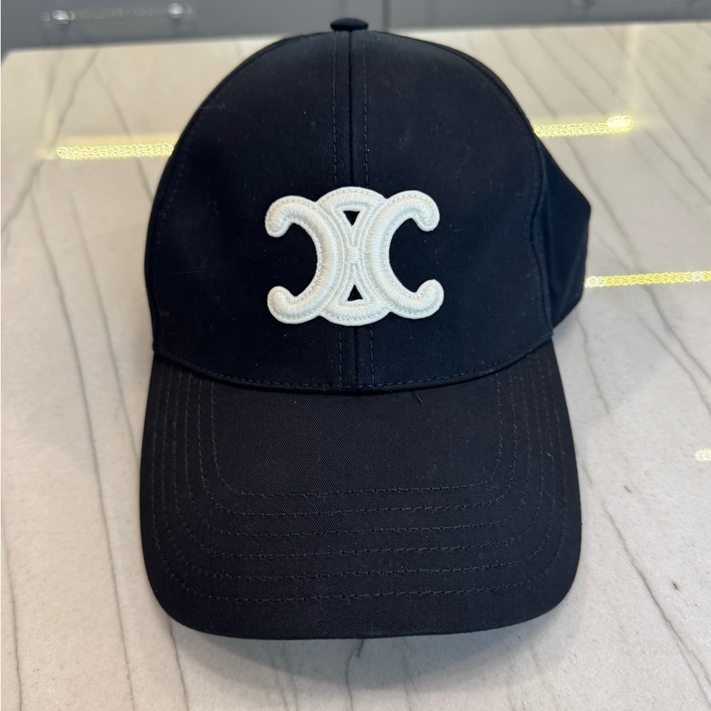Black Triomphe Baseball Cap - Picture 2 of 5